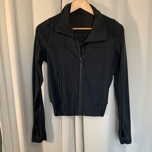 lululemon athletica Grey Athletic Mesh Back Jacket